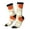 3 Black, variant on Vintage Bowling Pattern Sport Socks for Women and Men Crew Socks Sporty Calf Socks Casual Socks