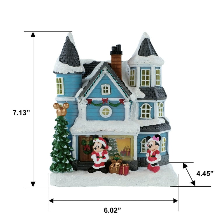 Disney, Light up House with Lights and Music Christmas Village