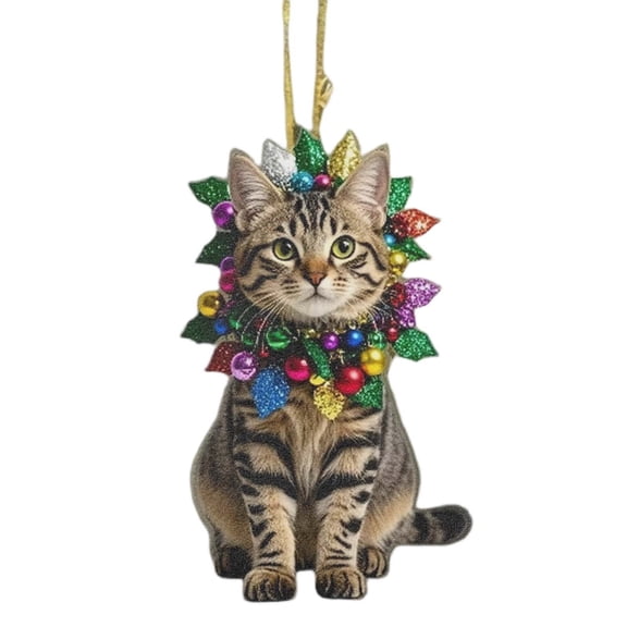 nTRIUQJ Warm Cute 2D Christmas Decoration For Festive Atmosphere Enhancement Family Gathering Joy Surprise Home Style Upgrade Black