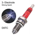 thumbnail image 5 of 1 Pcs 3-Electrode Spark Plug D8TC for 125Cc 150Cc 200Cc 250Cc Motorcycle Scooter ATV Quads, 5 of 6