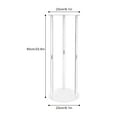 thumbnail image 2 of 10* 23.6in Tall Flower Stand Wedding Vases Centerpieces Acrylic Flower Rack for Table Decor, 2 of 17