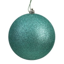 Vickerman 3" Sea Foam Glitter Ball Ornament, 12 per Bag