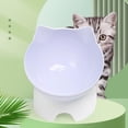 thumbnail image 5 of 15 degree Tilted Elevated Cat Bowls Feeding Station with Stand Non Raised Dish Water Food Bowls for Indoor Cats, Small Medium Large Dog, Bowl, 5 of 7