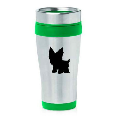 

16oz Insulated Stainless Steel Travel Mug Yorkie (Green)