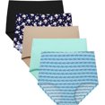 thumbnail image 1 of FallSweet No Show High Waist Briefs Underwear for Women Seamless Panties Multi Pack, 1 of 5