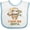 White and Blue, variant on Inktastic Cute Sloth I Love My Abuela Boys or Girls Baby Bib