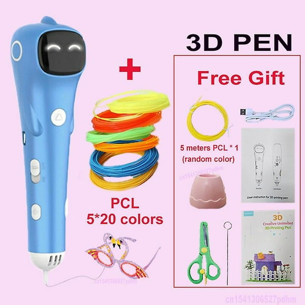 USB Plug 3D Printed Pen (low temperature version use PCL filament