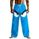 thumbnail image 3 of Ceisia Men's Fun Cartoon Angry Eyes Print Loose Casual Pants with Elastic Drawstring Waist Blue XXL Gifts, 3 of 3