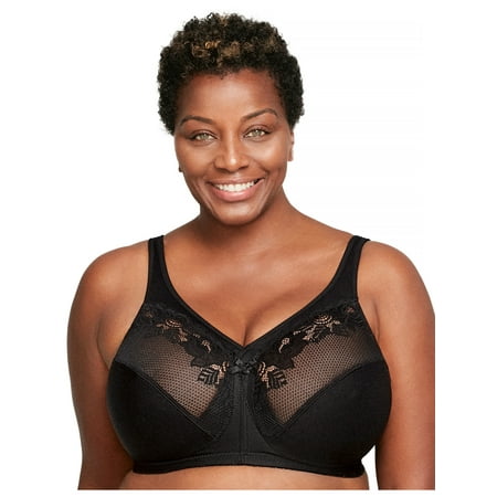 

Glamorise Full Figure Plus Size MagicLift Minimizer Bra Wirefree #1003