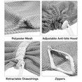 thumbnail image 3 of Bolsa de red de ducha para gatos, bolsa de baño ajustable, bolsa de lavado multifuncional, bolsa de sujeción para gatos, evita mordeduras y arañazos, ideal para bañarlos, cortarles las, 3 of 5