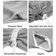 thumbnail image 3 of Bolsa de red de ducha para gatos, bolsa de baño para el cuidado de gatos, bolsa de lavado ajustable para gatos, bolsa de sujeción multifuncional para gatos que evita mordeduras y arañazos, 3 of 5