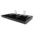 thumbnail image 4 of FONDOTIN Bill Organizer Box Cashier Box Black ABS Multi-compartment for Business Owners 1Set, 4 of 7