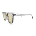 thumbnail image 6 of Hipster Vintage Style Plastic Rectangle Horn Rim Fashion Sunglasses [Slate - Beige], 6 of 8