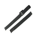 thumbnail image 4 of Correa de reloj de acero inoxidable tejida de malla para hombre y mujer, accesorio de correa de reloj de repuesto ajustable, color negro, 0,39 pulgadas, 4 of 5