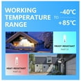 thumbnail image 6 of Solar Powered Spotlights with 50/53 LEDs, Wireless Outdoor Wall & Stake Lights, IP65 Waterproof, 3 Brightness Modes, Auto On/Off Sensor for Garden Yard Pathway Patio Deck Landscape Lighting, 6 of 9
