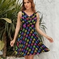 thumbnail image 7 of Balloon Dogs Galore! Dress Summer Street Style Dresses Female Sleeveless Printed Sundress, 7 of 7