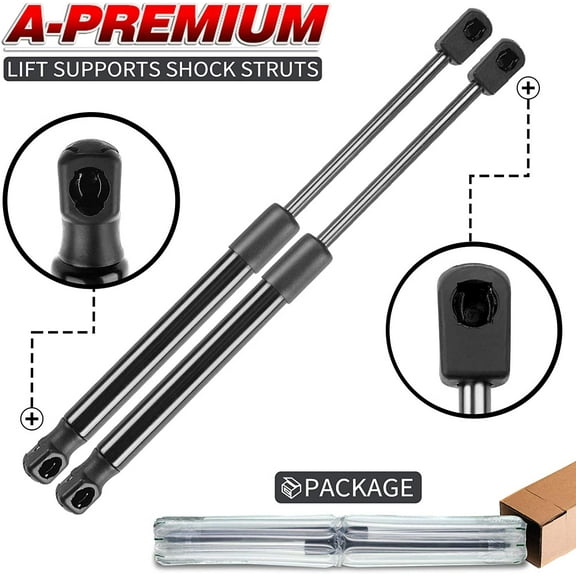 A-Premium Tailgate Lift Supports Shock Struts Gas Spring Prop Compatible with Pontiac G6 2005-2010 2-PC