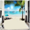 thumbnail image 2 of 2pcs 3X5Ft Summer Seaside Beach Photography Background Vinyl Studio Backdrop Props, 2 of 8