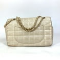 thumbnail image 2 of Pre-Owned CHANEL Coco Mark CC Chocobar Double Chain Shoulder Bag, Canvas, Women's,... (Fair), 2 of 17