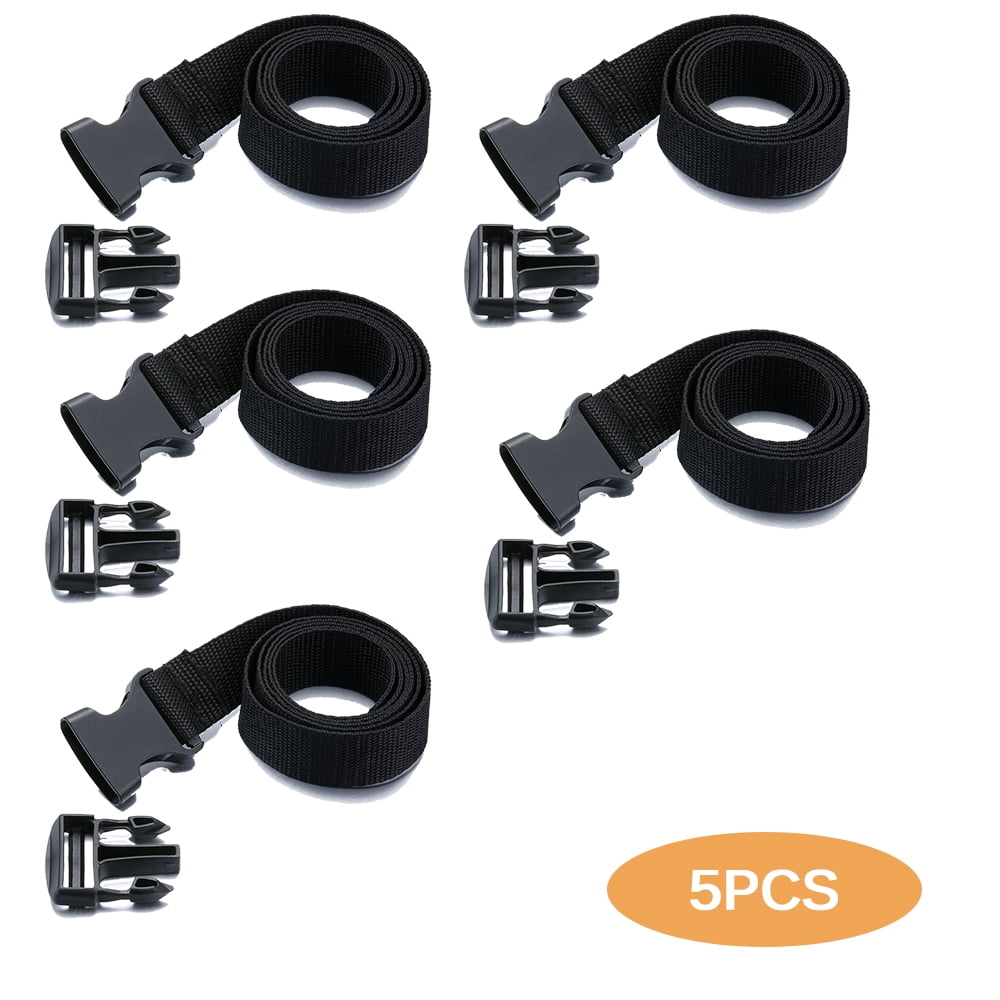 ALLOMN 5pcs Outdoor Buckle Fastener Fixed Strap AntiSlip Pull Buckle