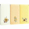 thumbnail image 1 of wonima44 Sunflower Hand Towels Farmhouse Yellow Sunflower Bathroom Decor 14x29 Inch Embroidered Decorative Cute Yellow Summer Cotton Soft Absorbent Towels for Bathroom Kitchen, 1 of 1
