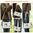 thumbnail image 5 of Shells Palm Trees Women Handbags Shoulder Bag Cross Body Bag with Crossbody Strap Hobo Bags Chain Strap, 5 of 7