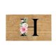 thumbnail image 1 of Felpudo personalizado con alfabeto para dar la bienvenida a los invitados en la puerta de su casa, 1 pieza, 1 of 4