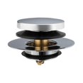 thumbnail image 1 of Universal Tip Toe Bath Drain Stopper And Cover Bathtub Drain Stopper Replaces Lift Turn Tip-toe Tri, 1 of 5