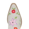 thumbnail image 2 of Dingo Womens Flower Power Embroidered Floral Snip Toe Pull On Cowboy  Tall, 2 of 5