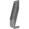 thumbnail image 3 of Shisuyan Free Standing Attendance Cards Shelf Information Cards Rack Retractable Time Cards Storage Rack, 3 of 8