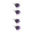 thumbnail image 2 of Naiovety 2X flores artificiales plantas de imitación decoración de jardín hogar jardines atractivos Púrpura 2Conjunto, 2 of 6