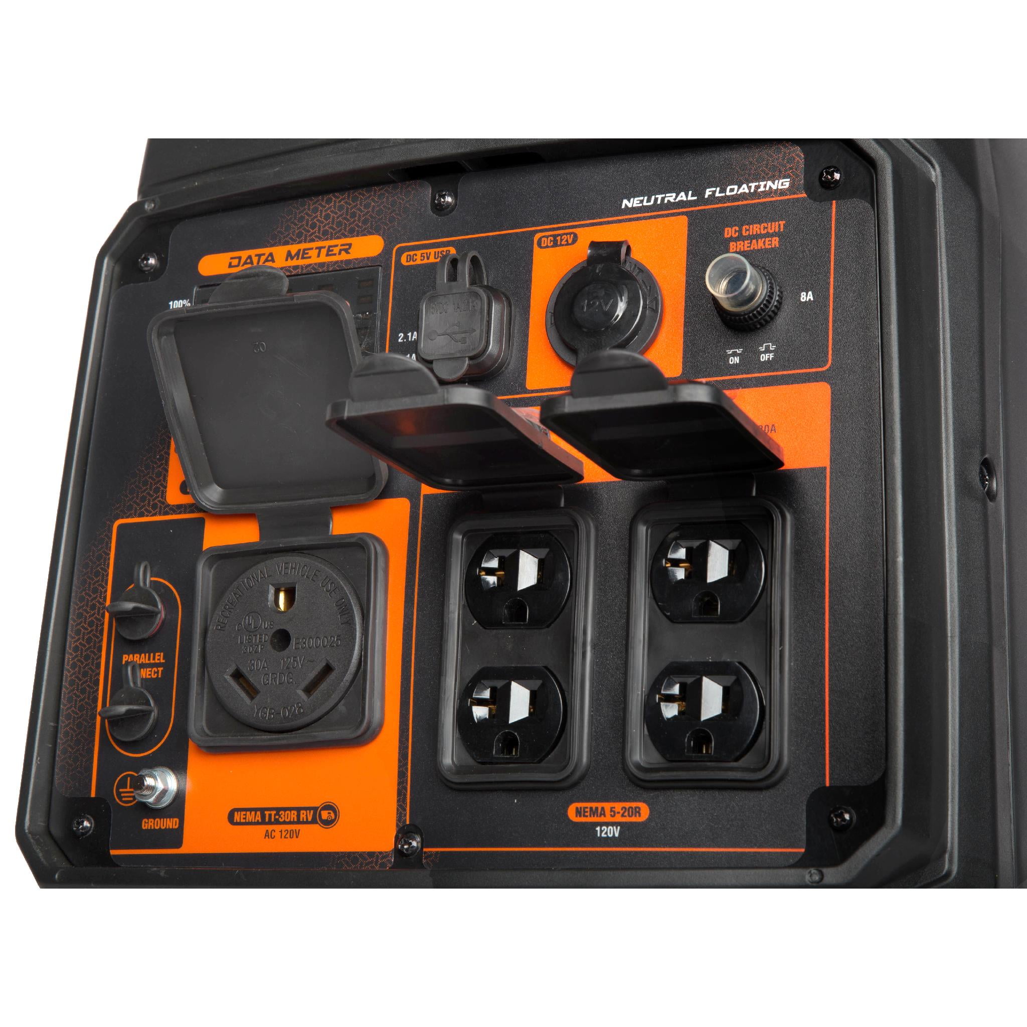 WEN Quiet and Lightweight 4800-Watt RV-Ready Portable Inverter Generator with Fuel Shut Off (56477i)