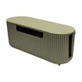 thumbnail image 3 of Desktop Cable Management Box, Sturdy Plastic Power Strip Organizer with Ventilation for Wires, 3 of 6