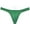 Dark Green, variant on Men Solid Swim Thong Nylon Swimwear Pouch Bikini Swimsuit T-back Bikini Yellow L