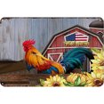 thumbnail image 1 of Placa Metal Vintage Pintura Hierro Rectangular Pollo Arte Pared Del 40x30cm, 1 of 10