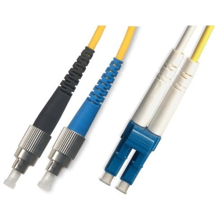 7M Singlemode Duplex Fiber Optic Cable (9/125) - FC to LC