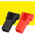 thumbnail image 4 of HUGFEGWE 2PCS Car Battery Pole Cover, PVC Rubber Battery Pole Cover Battery Terminal Cover Positive and Negative Terminal Cover Insulation Protective Cap Battery Terminal Insulating CJ25311-3426, 4 of 5