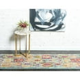 thumbnail image 6 of Unique Loom Lassen Sedona Rug Light Blue/Green 2' 7" x 10' Runner Geometric Bohemian Perfect For Bathroom Hallway Mud Room Laundry Room, 6 of 7