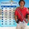 thumbnail image 6 of Psesaysky Canadian Design Aloha Shirts and Tank Sundress Plus Size Couples World Cup Matching Outfits Mens Button Down Shirts or Women Sleeveless Beach Sundress Cover up with Pockets-4XL, 6 of 7
