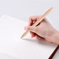 thumbnail image 4 of 1Pcs 0.5mm Fine Point Click Gel Pen,5.71in Matte Pastel Beige Retractable Ballpoint, Smooth Long Lasting Black Ink Pocket Pen For Workplace Budget Tracking & Planner Marking, 4 of 6
