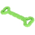thumbnail image 4 of Juguete masticable de TPR para perros con forma de hueso, palo limpiador de dientes, juguete interactivo para molares, color verde, 4 of 14