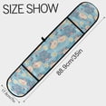 thumbnail image 3 of Dailycode Double Sided Oven Mitt with Loop Heat Resistant Kitchen Long Potholders 7" x 35" Cartoon Hippo and Flowers, 3 of 6