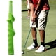 thumbnail image 3 of Guía correctora de posición de mano con agarre de goma para golf para principiantes en el entrenamiento de swing Verde 1473 mm, 3 of 9