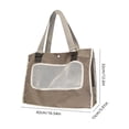 thumbnail image 3 of Rewenti Foldable Pet Carrier Unitary Shoulder Handbag Or Crossbody Style Open Side Designs for Cats Dogs Head Out Suitable for Small to Medium Sized Pet, 3 of 5