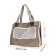 thumbnail image 3 of Bolso plegable de hombro tipo bandolera tipo transportín para mascotas - diseño lateral abierto, doble seguro de seguridad, malla transpirable, bolsa de viaje Head Out para mascotas pequeñas, 3 of 7