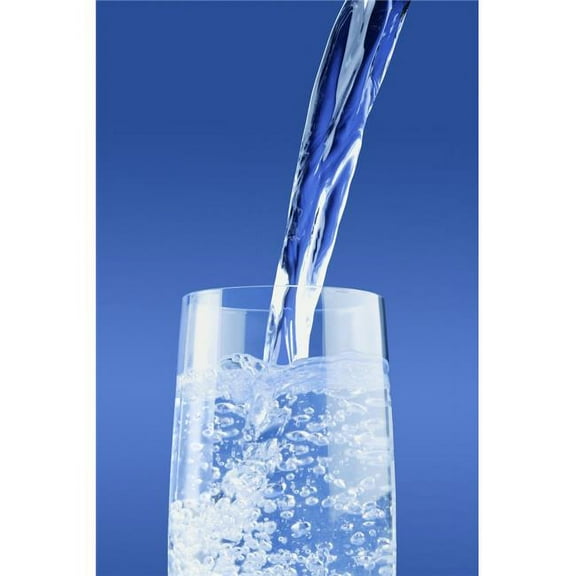 Water Being Poured into A Glass Poster Print by Don Hammond - 11 x 17