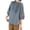Blue, variant on Linen Shirts for Womens Half Sleeve Lapel Collar Blouses Linen Tops White XXL