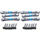 thumbnail image 3 of 9 Piezas de Varilla de Enlace de Varilla de Dirección de Metal para TT02 TT02T 1/10 Accesorios de Piezas de Coche RC, Azul, 3 of 5