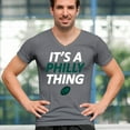 thumbnail image 4 of It's a Philly Thing Funny V-Neck T-shirt Philadelphia Birds Fan Champions City of Brotherly Love Football Fly Tee, 4 of 7