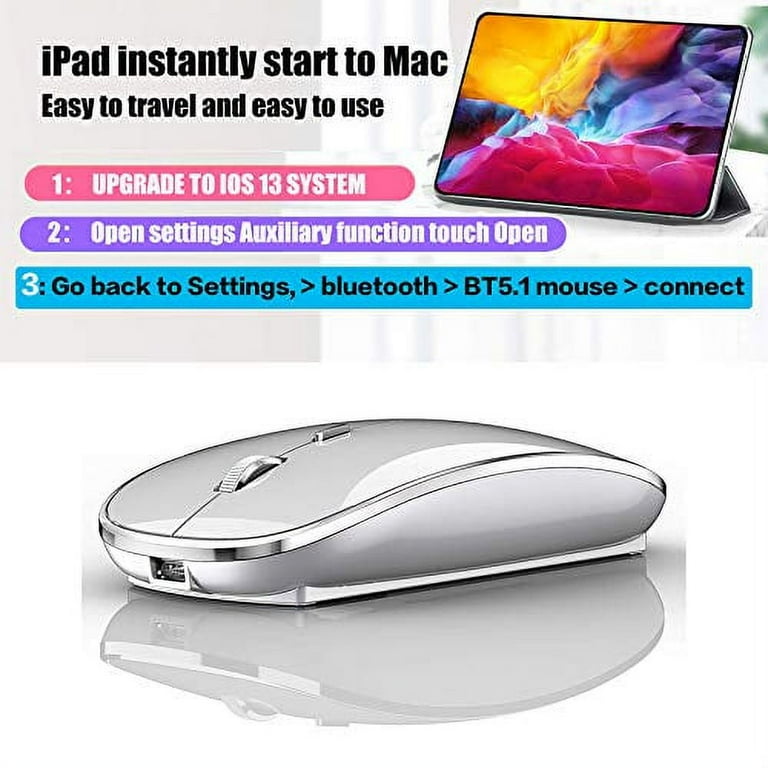 Bluetooth Mouse Wireless Bluetooth Mouse for iPad Mac